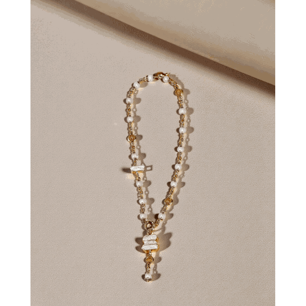 Stick Pearl Necklace