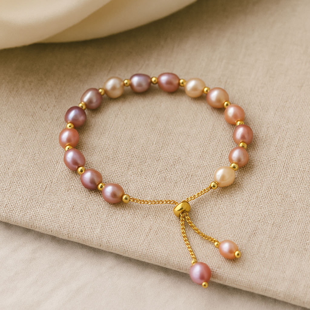 Adjustable Freshwater Pearl Bracelet