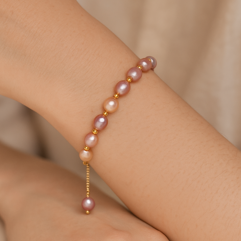 Adjustable Freshwater Pearl Bracelet