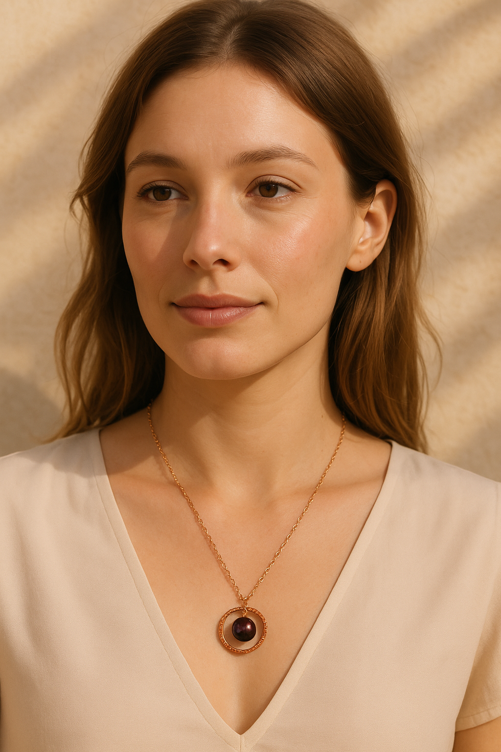 Coin Pearl Necklace