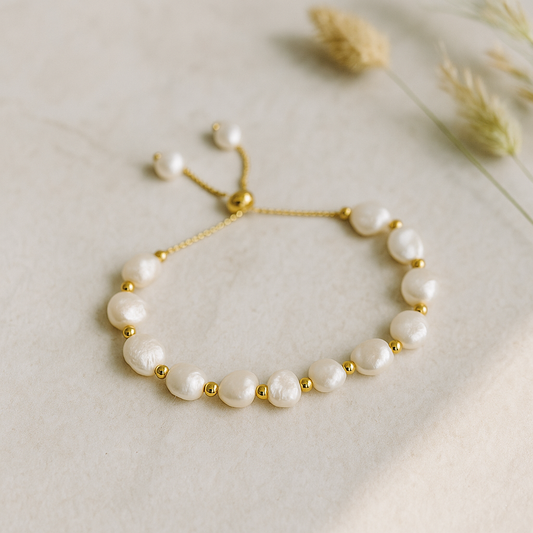 Adjustable Freshwater Pearl Bracelet