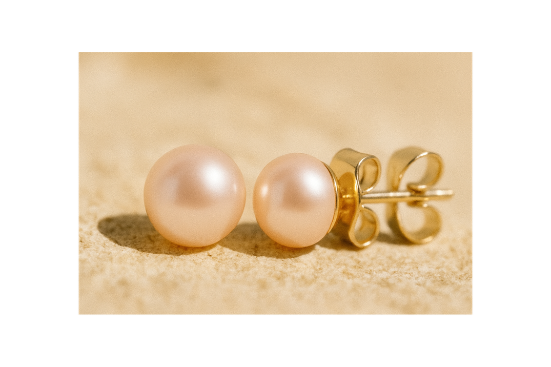 Pearl Stud Earrings