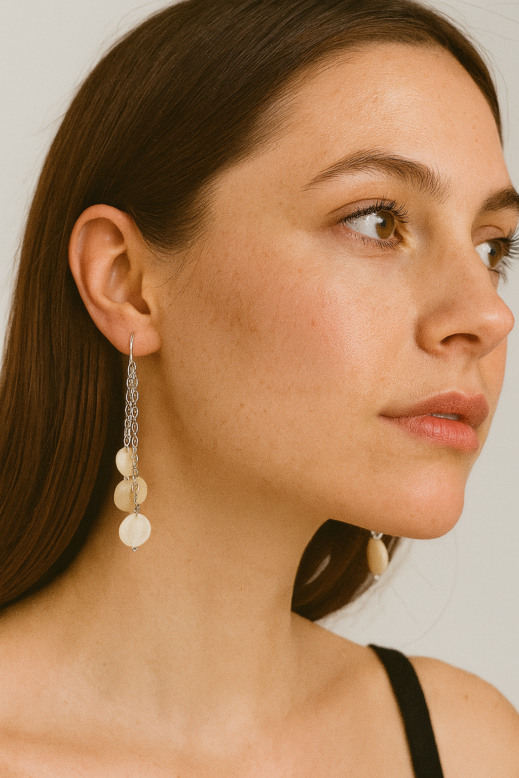 Coin Pearl Earrings