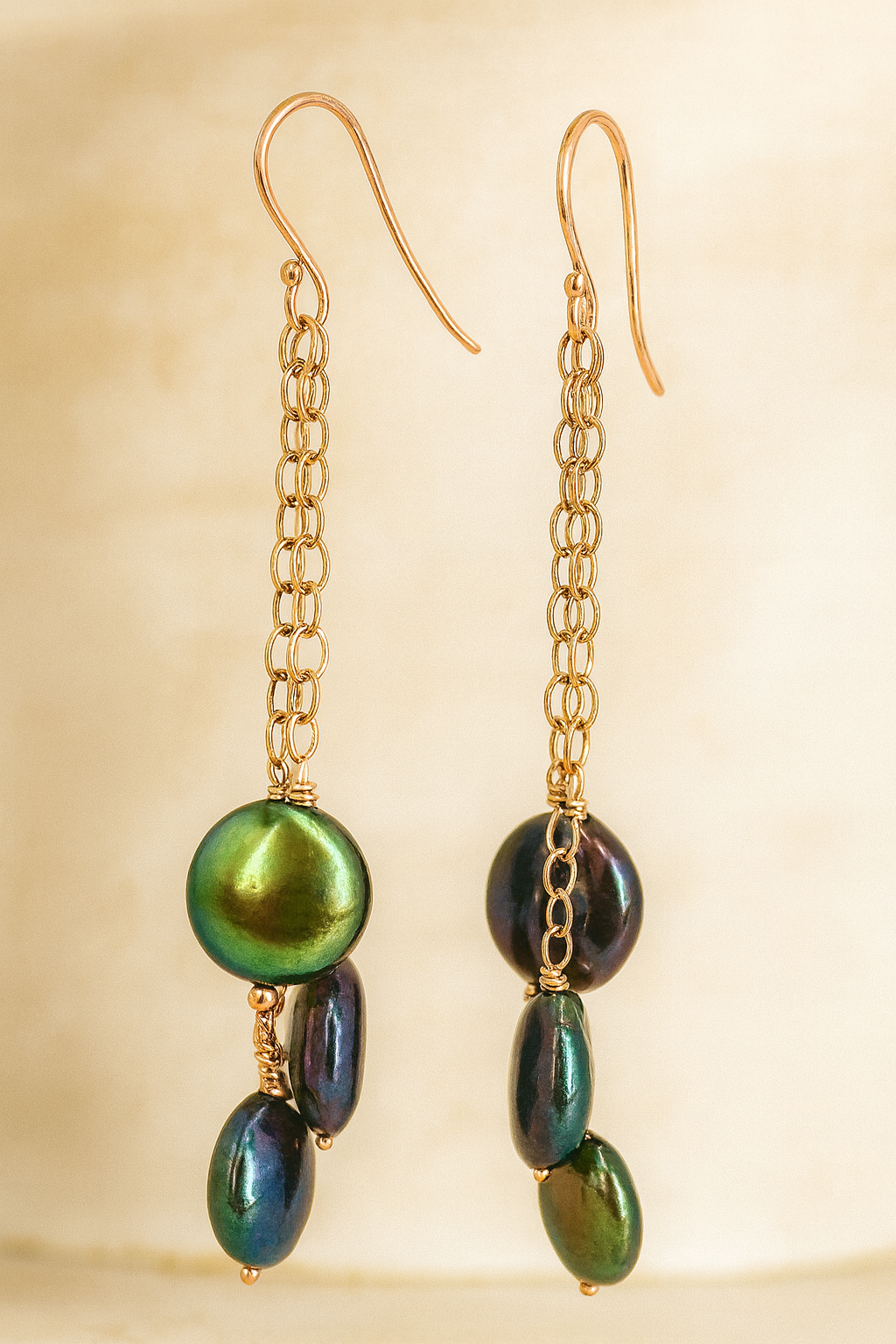 Coin Pearl Earrings
