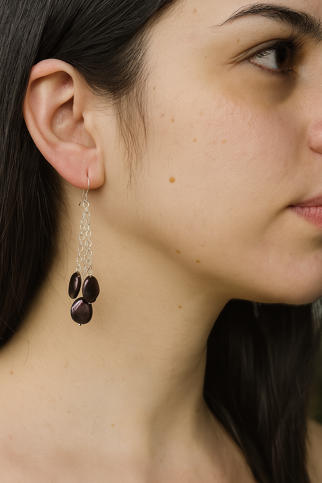 Coin Pearl Earrings