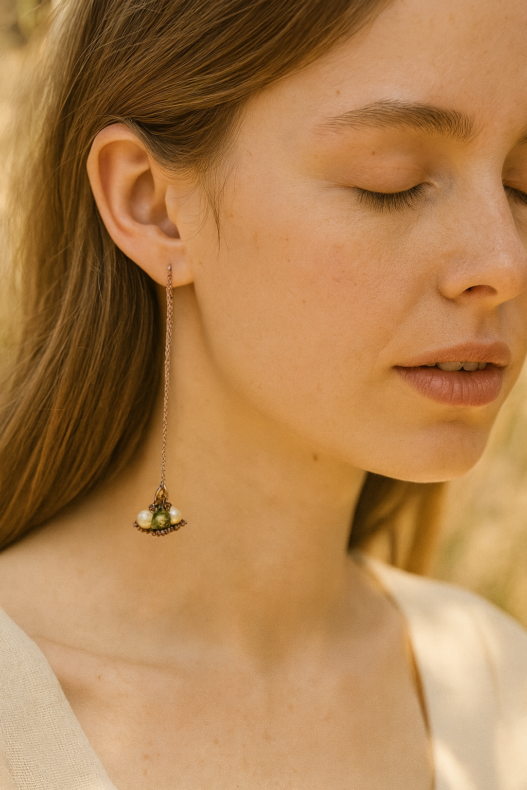 Berries Threader Earrings