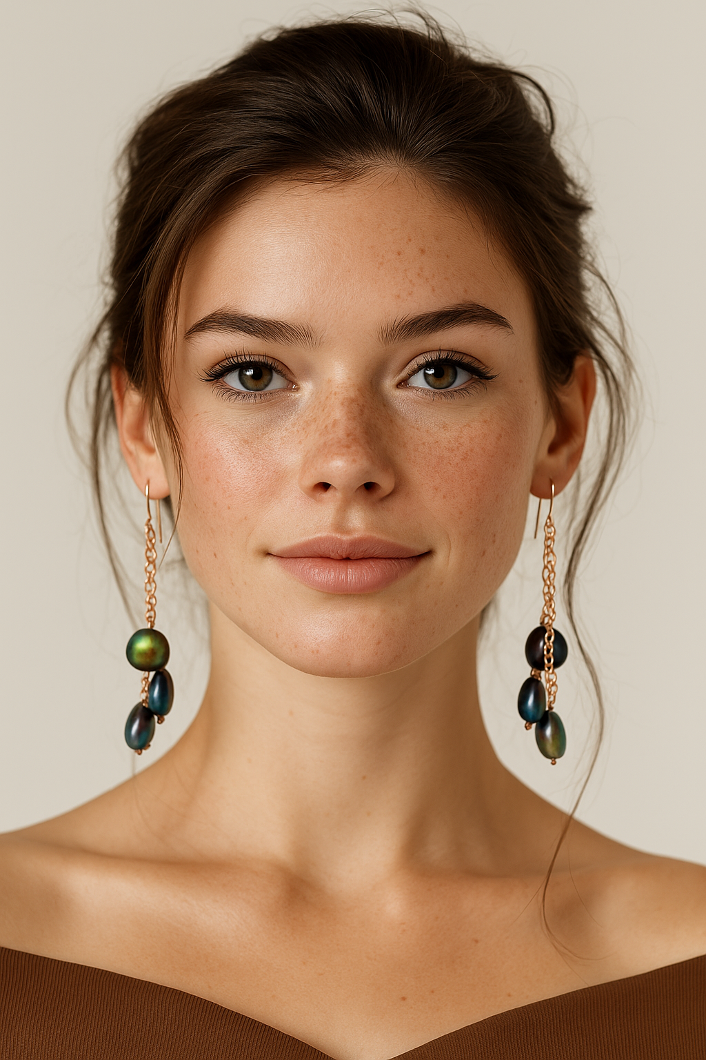 Coin Pearl Earrings