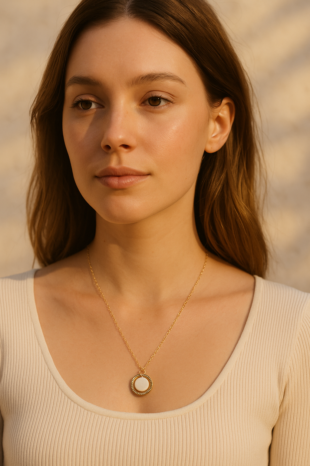 Coin Pearl Necklace