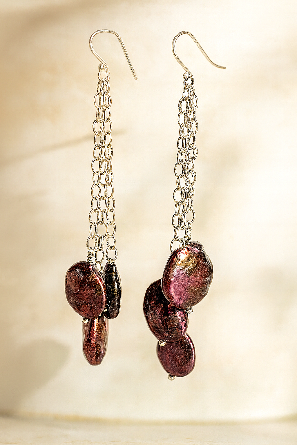 Coin Pearl Earrings