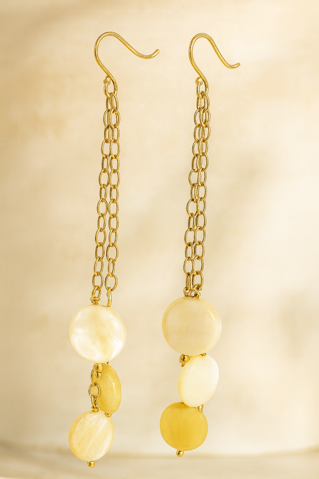 Coin Pearl Earrings