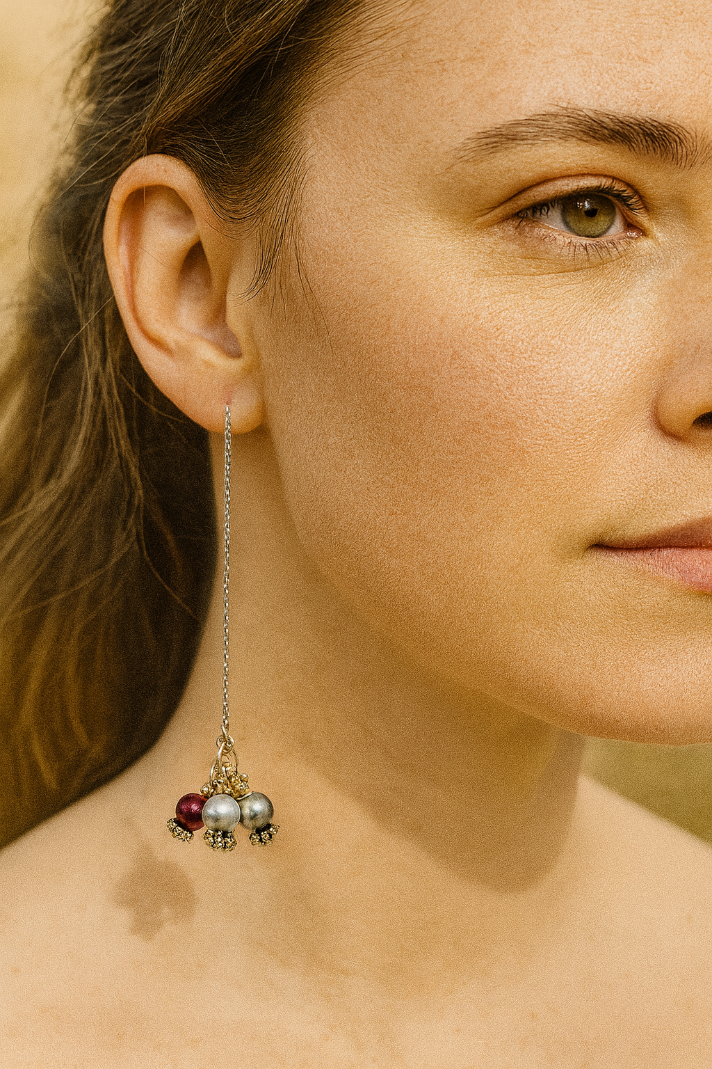 Berries Threader Earrings